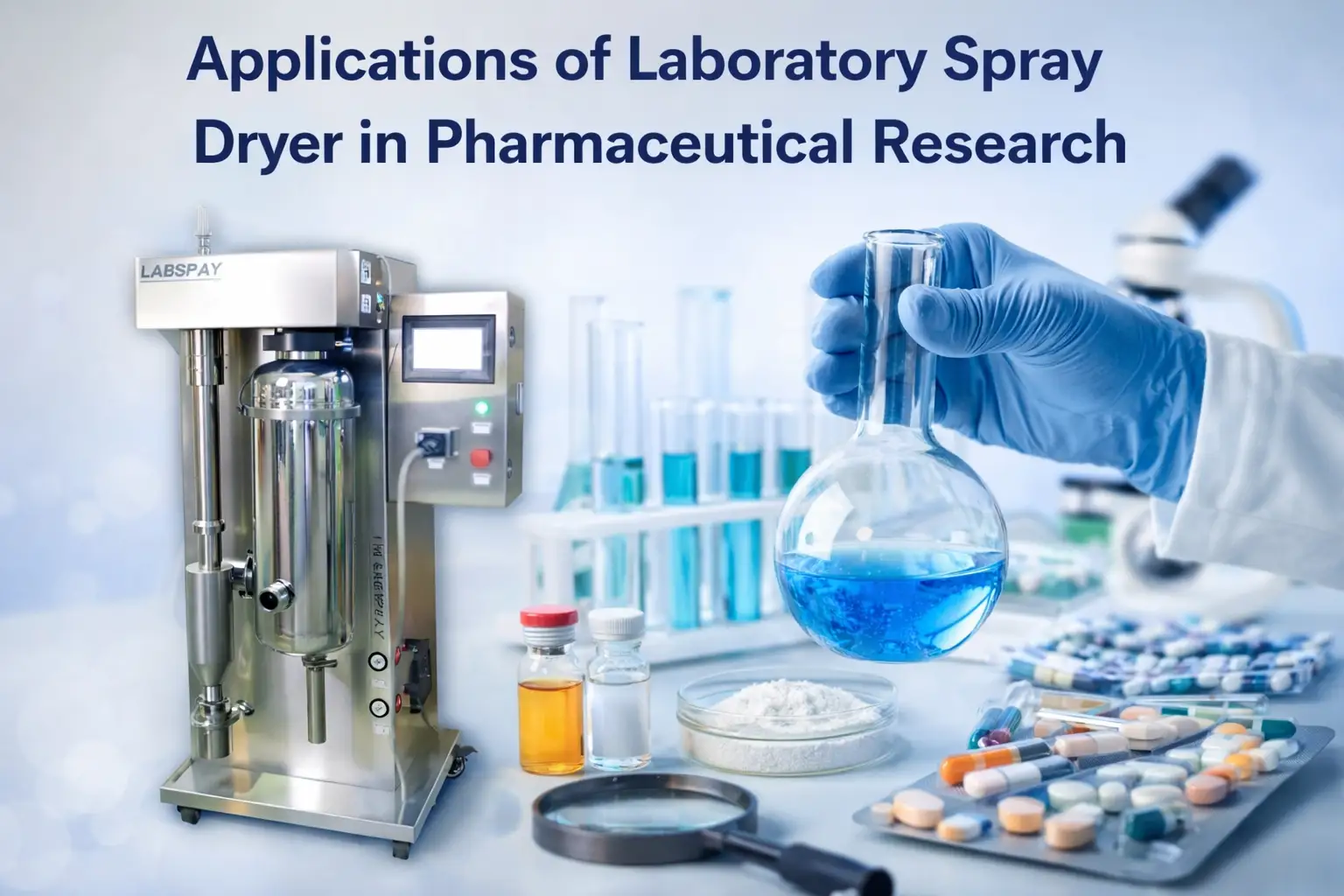 Applications of Laboratory Spray Dryer in Pharmaceutical